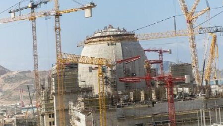 Akkuyu NGS’nin 1’inci Güç Ünitesi’nde İç Koruma Kabuğunun Kubbesine Beton Dökme İşlemi Tamamlandı