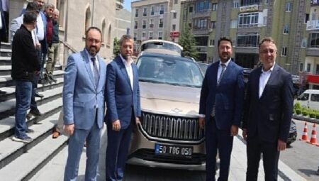 Türkiye’nin yerli otomobili Togg, Nevşehir Belediyesinde makam aracı olarak kullanılmaya başlandı
