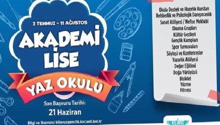 Bilgievleri ve Akademi Lise’de yazın okula gitmek daha da eğlenceli