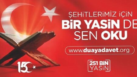 “Bir Yasin de Sen Oku” çağrısı yapıldı