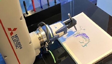 Mitsubishi Electric kolaboratif robotu Melfa Assista Win Eurasia Fuarı’nda ilk defa resim çizecek