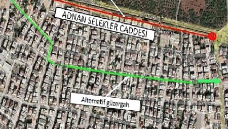 Adnan Selekler Caddesi beş gün trafiğe kapalı