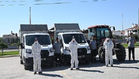 Selçuklu’da haşere ilaçlaması sürüyor