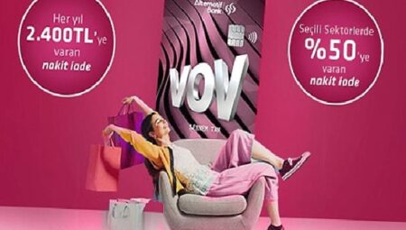 Alternatif Bank VOV Kart ile müşterilerine, yıllık 2 bin 400 TL’ye kadar nakit iade imkanı sunuyor
