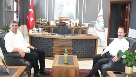 Başkan Kocaman’dan Kaymakam Yamlı’ya ziyaret