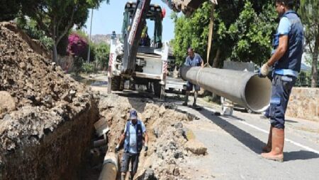 Bodrum’da DSİ Hattı Yine Patladı, MUSKİ Açıklama Yaptı