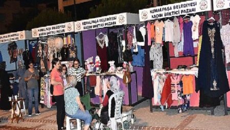 Kemalpaşa’da emekçi kadınlara destek
