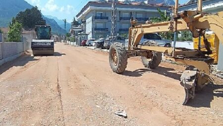 Kemer’de altyapı çalışmaları