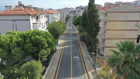 Aydın Büyükşehir Belediyesi Söke Milli Egemenlik Caddesi’ni baştan sona yeniledi