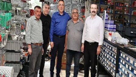 Başkan Savran, sanayi esnafını ziyaret etti