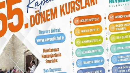 KAPEM’de 55. Dönem Kursları için kayıtlar başladı