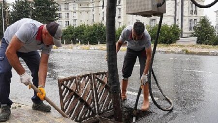 Kuvvetli Yağış Öncesi Beylikdüzü’nde Tedbirler Alındı