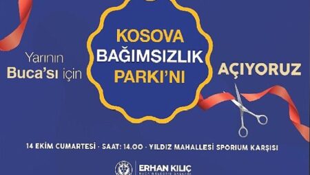 Buca’da Kosova Bağımsızlık Parkı Açılıyor