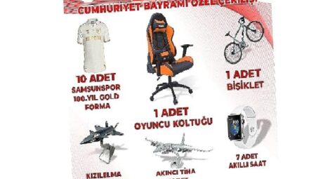 Canik’ten Cumhuriyetin 100 Yılına Özel Hediyeler