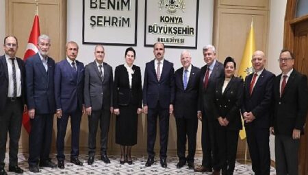 Kamu görevlileri etik kurulu başkanı Güngör Başkan Altay’ı ziyaret etti