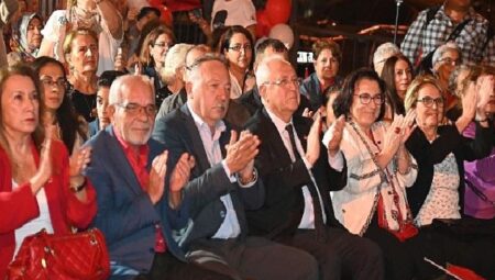 Karabağlar Belediyesi ve ADD Şubesi’nin düzenlediği 100 yıl kutlaması coşkuyla yapıldı