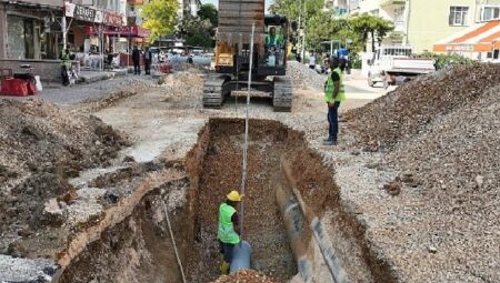 KOSKİ’den Malas Caddesi’nde 2.300 metre Su Kanalizasyon Şebeke Islahı