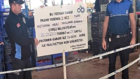 Kurallara Uymayan Pazarcılara Ceza Verildi