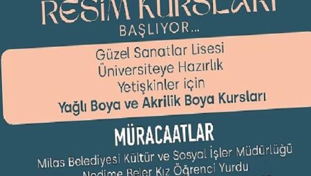Resim Kursuna Kayıtlar Başladı