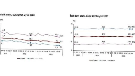 Mevsim etkisinden arındırılmış işsizlik oranı yüzde 9,1 seviyesinde gerçekleşti