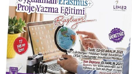 Uygulamalı Erasmus+ Proje Yazma Eğitimi başlıyor