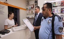 Konak zabıtasından ruhsat ve kaldırım işgaline sıkı denetim