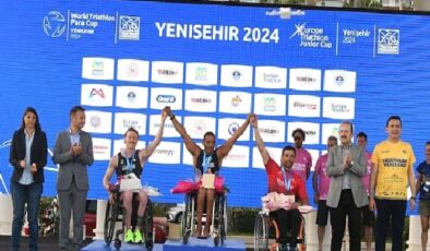 Yenişehir’deki Dünya Paratriatlon Kupası’nda tarih yazıldı