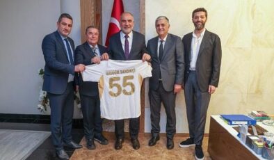 Samsunspor’dan Başkan İbrahim Sandıkçı’ya Ziyaret
