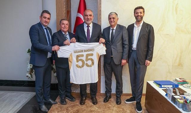 Samsunspor’dan Başkan İbrahim Sandıkçı’ya Ziyaret