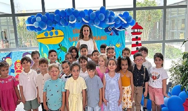 Minik öğrencilerin karne sevinci