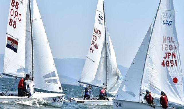 470 Gençler Dünya Şampiyonası başladı; Darıca Balyanoz Koyu’nda yelkenler fora