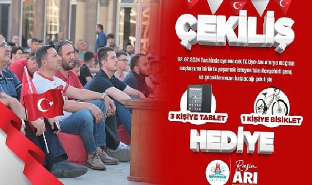 Başkan Arı’dan Milli Maç Öncesi Çocuk ve Gençlere Tablet ve Bisiklet Müjdesi