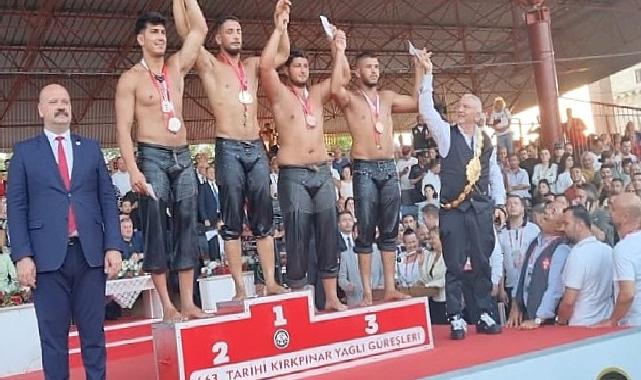 Güreşçimiz Önal, Kırkpınar’da üçüncü oldu